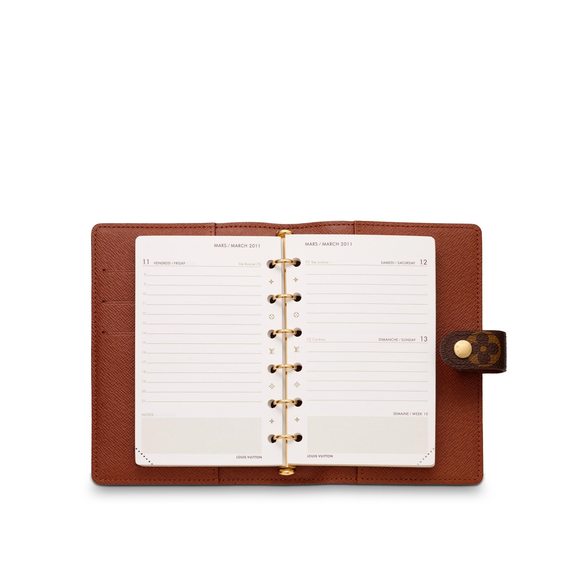Small Ring Agenda Cover Monogram - Books and Stationery | LOUIS